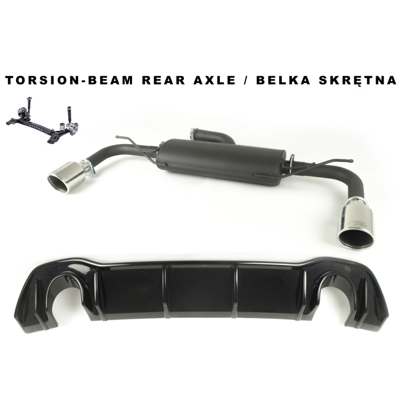 Tłumik ULTER VOLKSWAGEN GOLF VIII 2019-nadal HATCHBACK 1.5 TSI 96kW