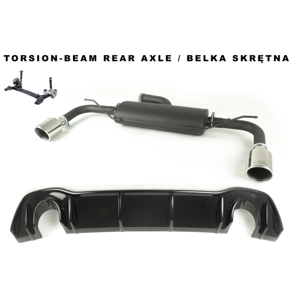 Tłumik ULTER VOLKSWAGEN GOLF VIII 2019-nadal HATCHBACK 1.5 TSI 96kW