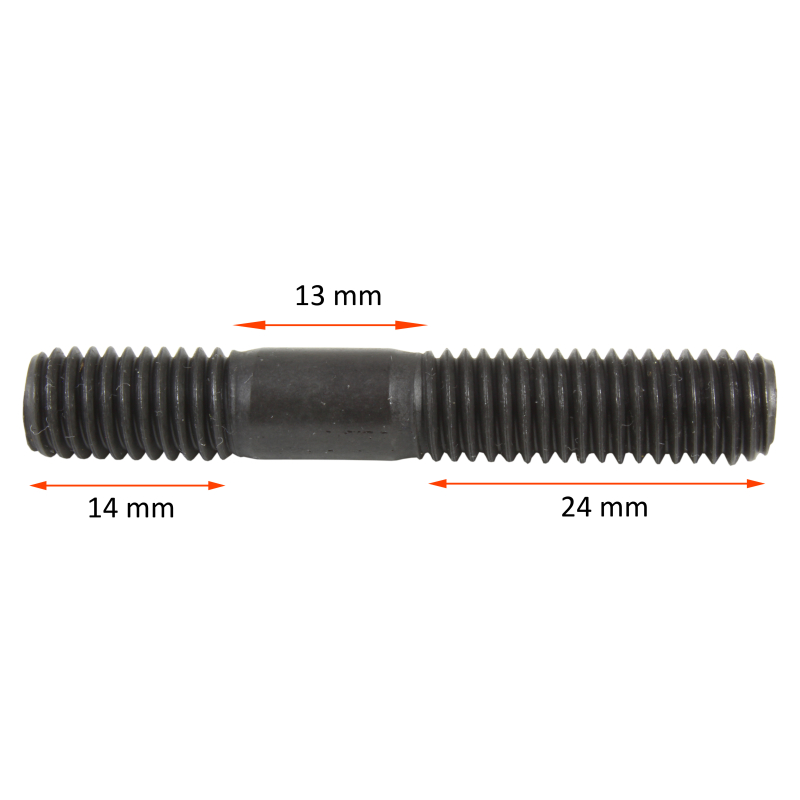 Śruba, szpilka M8 51 mm długości | DIN835 M8x35 5szt